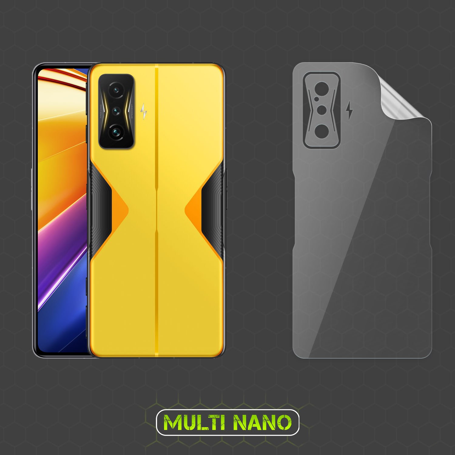 برچسب پوششی تی پی یو مولتی نانو مدل X-F1T برای پشت موبایل شیائومی Poco F4 GT