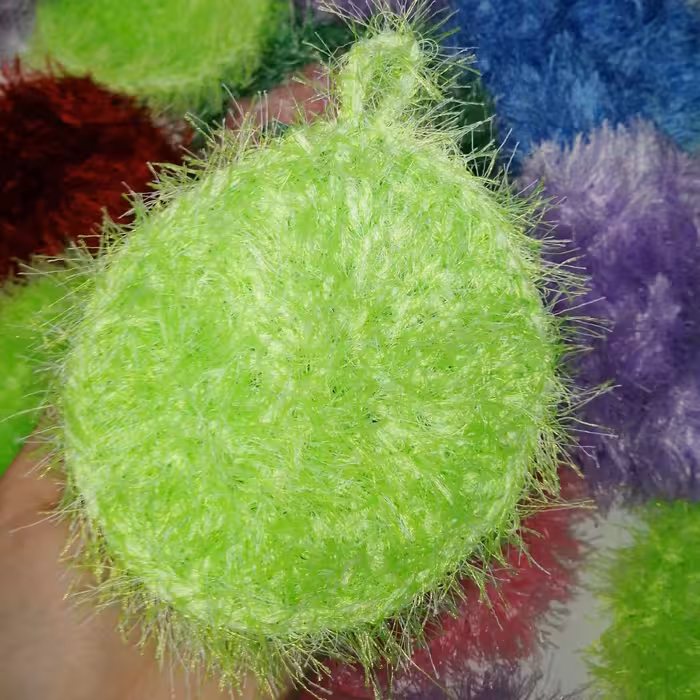 اسکاچ ظرف شویی بافتنی یک لایه موهر سبز 