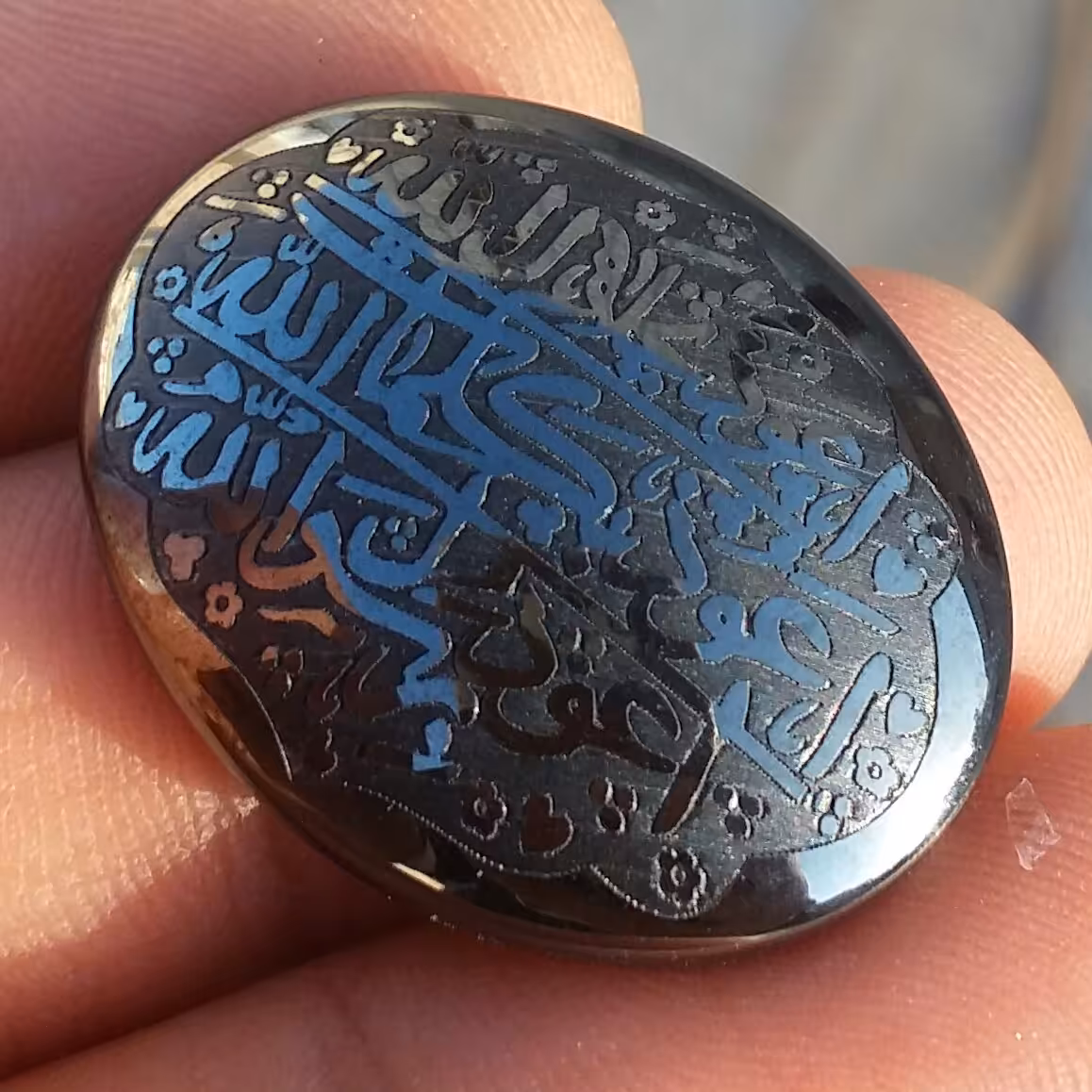 نگین حدید صینی هفت جلاله اصل بی نظیر خاص
سایز درشت سنگین کد 11181
