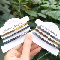 دستبند حدید رنگ ثابت قلبی و فلش 