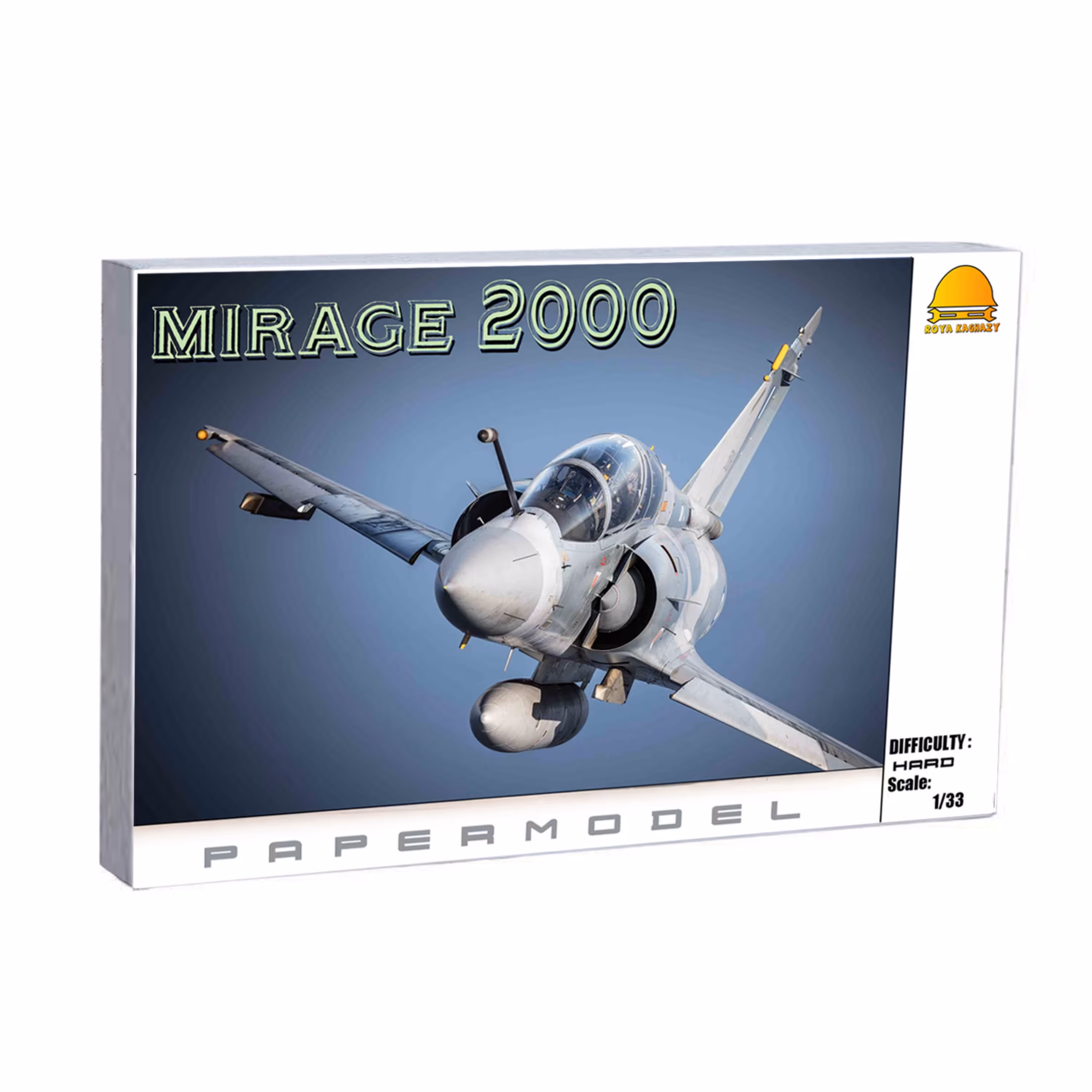 کیت ساخت ماکت جنگنده میراژ  2000 همراه با اکشن فیگور