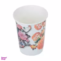 لیوان یکبار مصرف تیروژ مدل کاغذی کد LIVK25A بسته 25 عددی