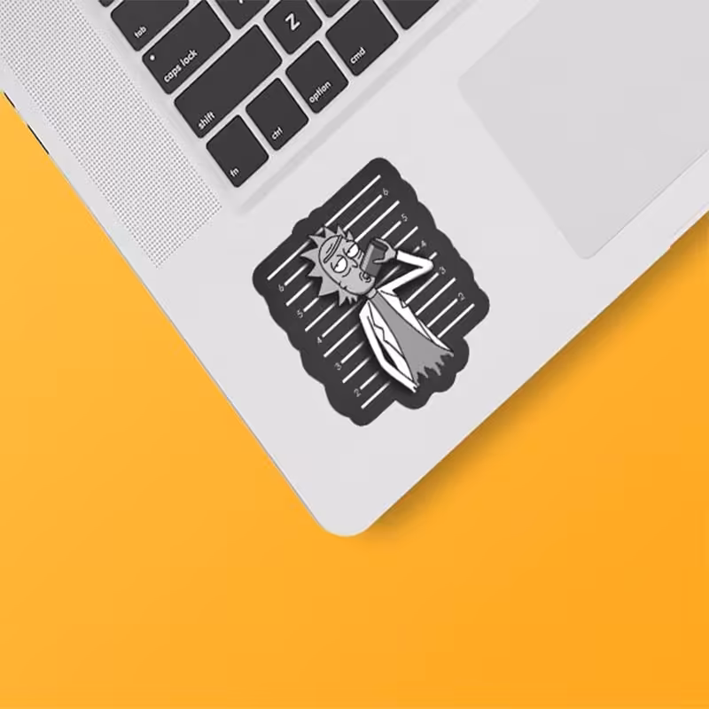 استکیر(برچسب) لپتاپ-طرح Rick Morty-کد122-سفارشی