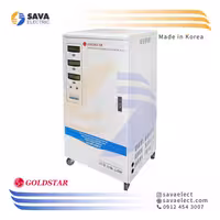 خرید استابلایزر سه فاز سروو موتوری 50KVA عمودی LG-3P-50K-T گلداستار کره | ساوا الکتریک