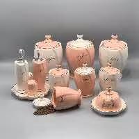 سرویس پاسماوری پرستیژ کد 502 سفید و صورتی 