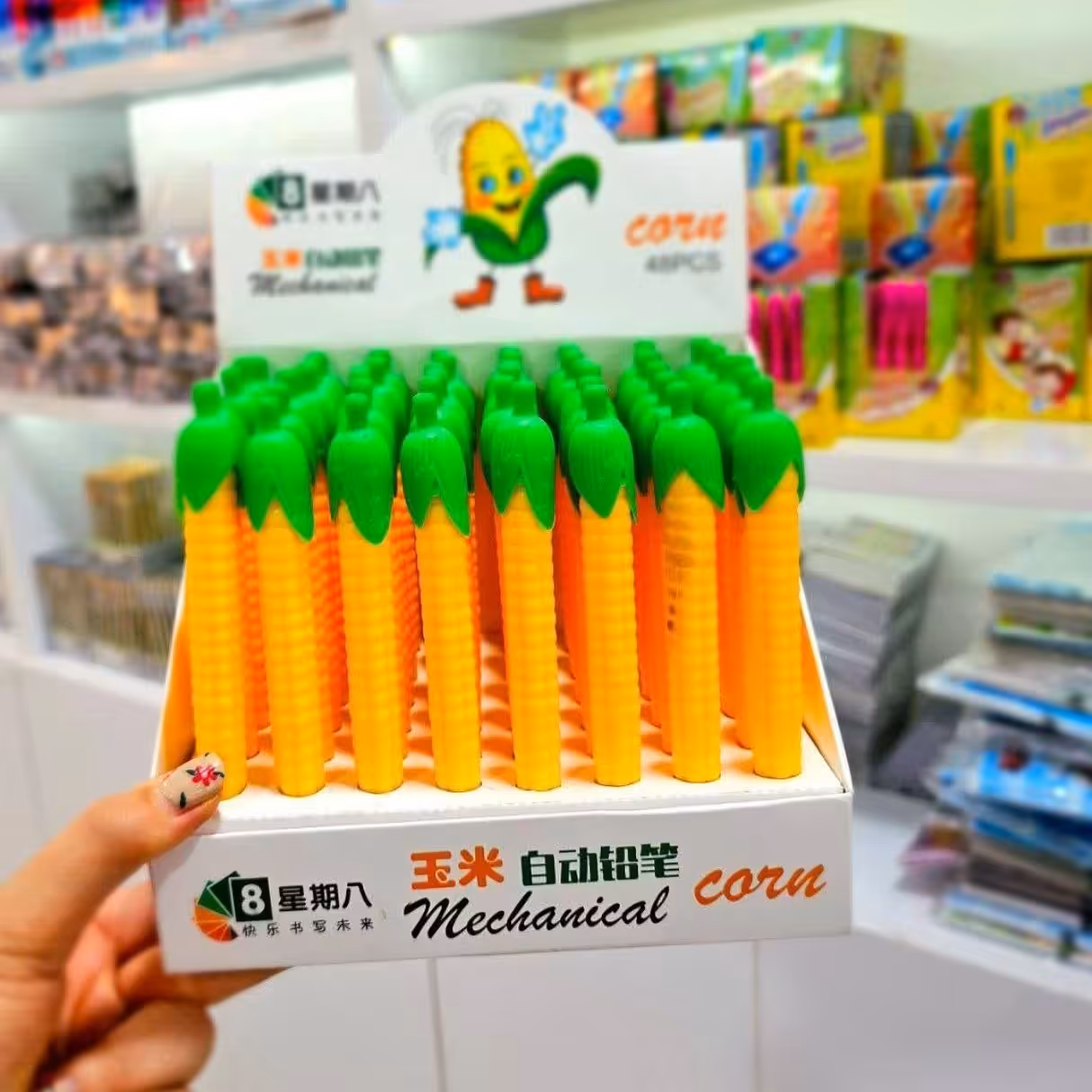 اتود فانتزی طرح ذرت بسته 48 عددی قیمت هر عدد 13500