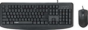 کیبورد و ماوس رپو KEYBOARD AND MOUSE RAPOO NX1720