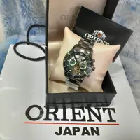 ساعت مچی مردانه برنداورینت(ORIENT)بند فول استیل شرکتی.موتور شرکتی بابرگه ضمانت شرکتی.همراه باجعبه وکاورشرکت.کد 1076 