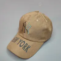 کلاه کتان NY بیسبالی کرم کد 1849