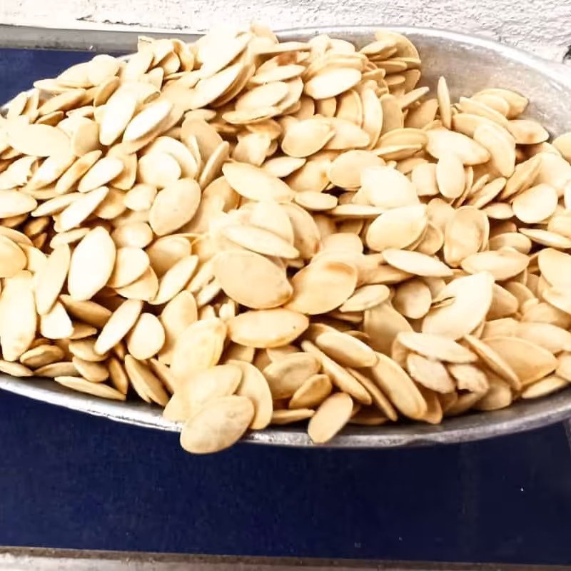 تخمه بو داده کدو تازه گوشتی