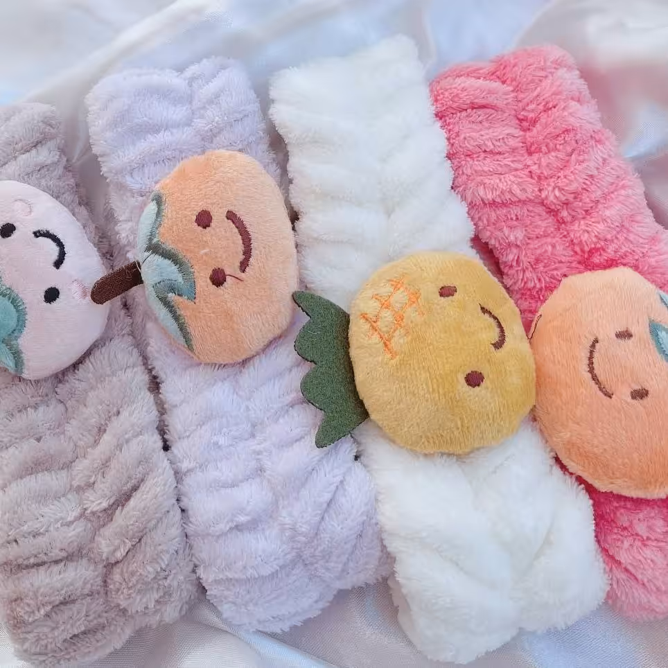 هدبند نرم و‌ پشمالوی طرح میوه ای