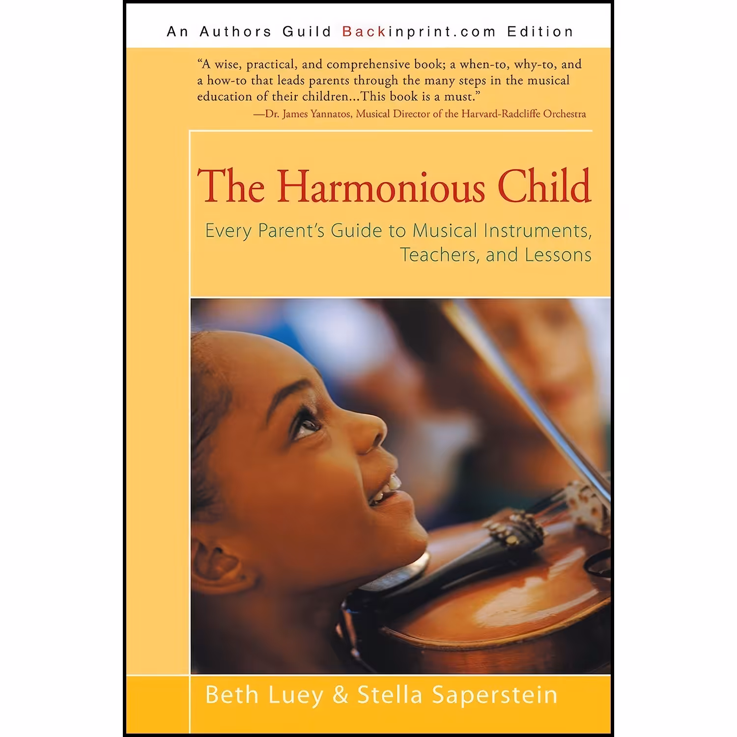 کتاب زبان اصلی The Harmonious Child اثر Beth Luey and Stella Saperstein