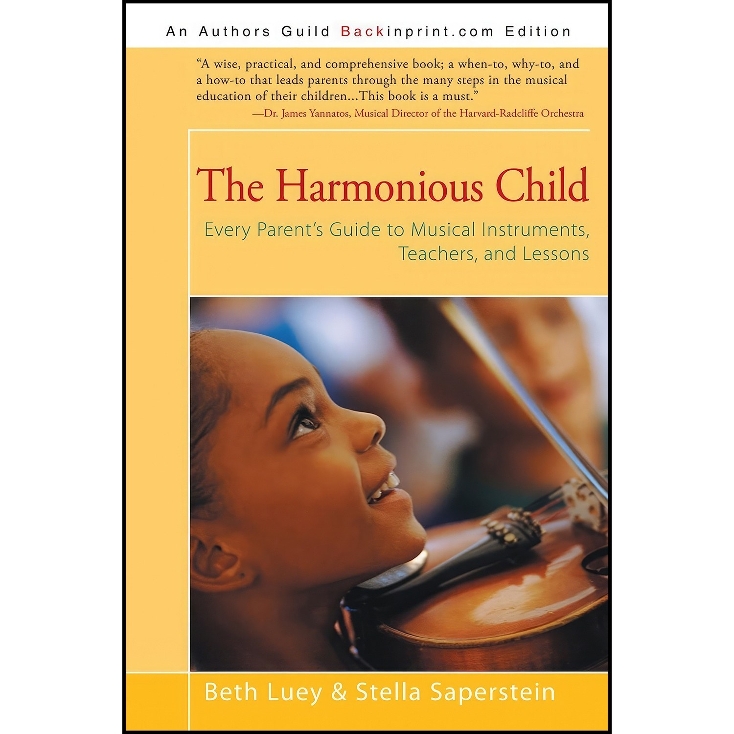 کتاب زبان اصلی The Harmonious Child اثر Beth Luey and Stella Saperstein