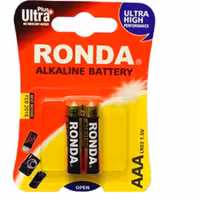 باتری کارتی نیم قلم آلکالین روندا 