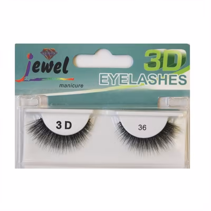 مژه مصنوعی جفتی 3D جیول شماره 36