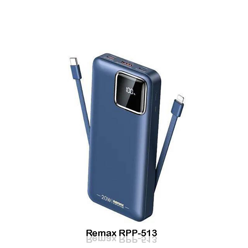 شارژر همراه 20000 میلی آمپر اصلی ریمکس RPP-513