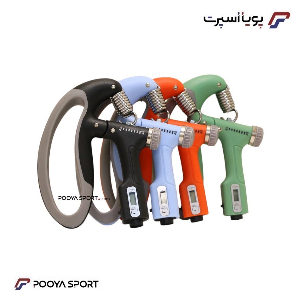 فنر تقویت مچ متغیر Hand Grip شمارنده جدید 10 تا 100 کیلو