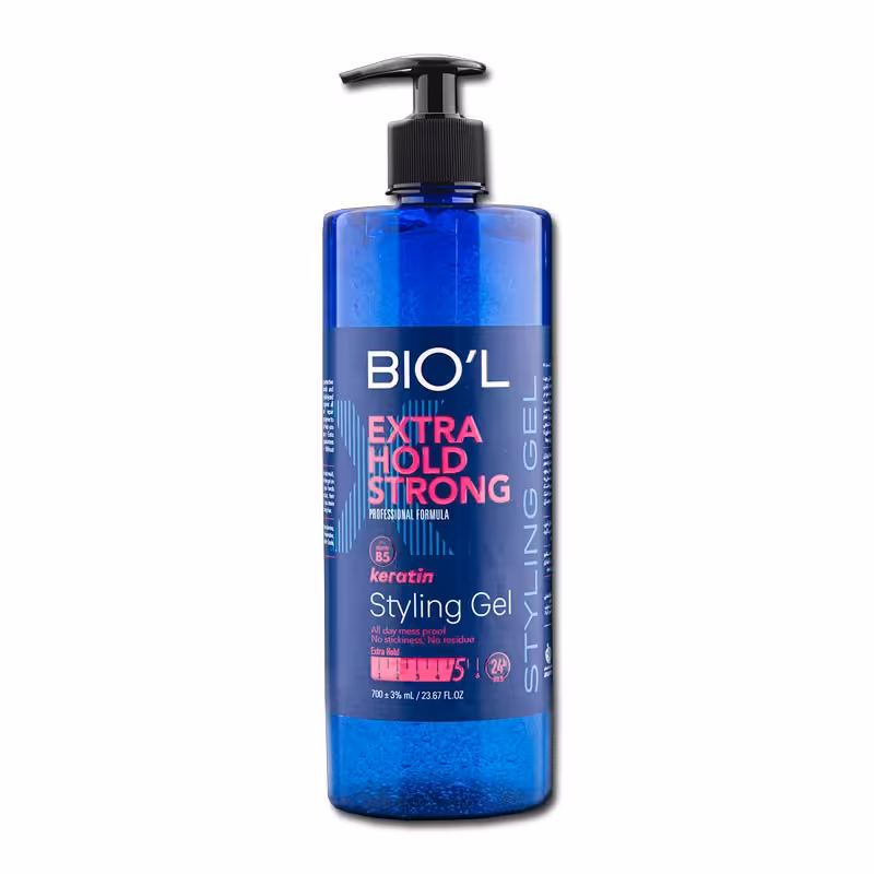 ژل حالت دهنده مو دارای ویتامین B مدل Extra Hold Strong بیول 700 میل