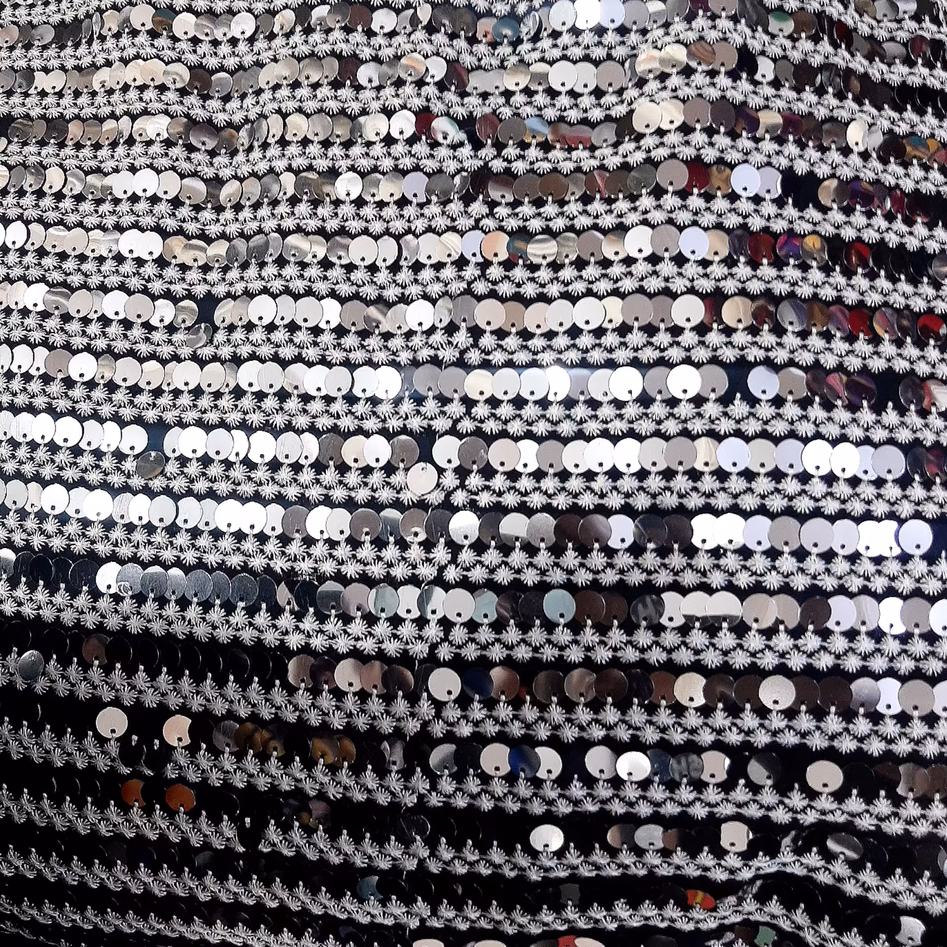 پارچه سوزندوزی مجلسی پولکی