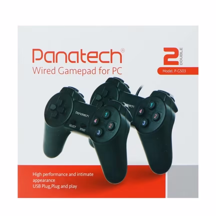 دسته بازی دوبل ساده سیمی پاناتک Panatech P-G503
دسته فوتبال کامپیوتر 
