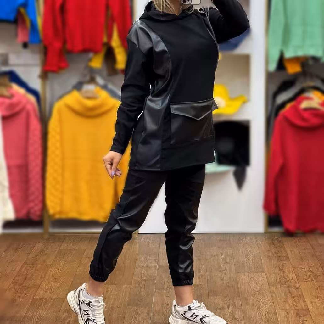 هودی شلوار دوتیکه اسپرت 