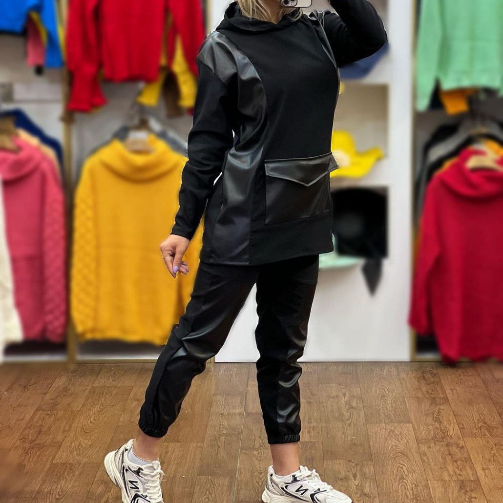 هودی شلوار دوتیکه اسپرت 