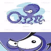 وکتور آموزشی حروف لاتین کودکان حرف O | گرافیک با طعم تربچه