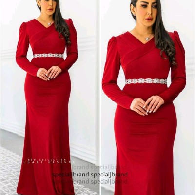 پیراهن مهمانی زنانه تافته مدل ماکسی مجلسی پروا