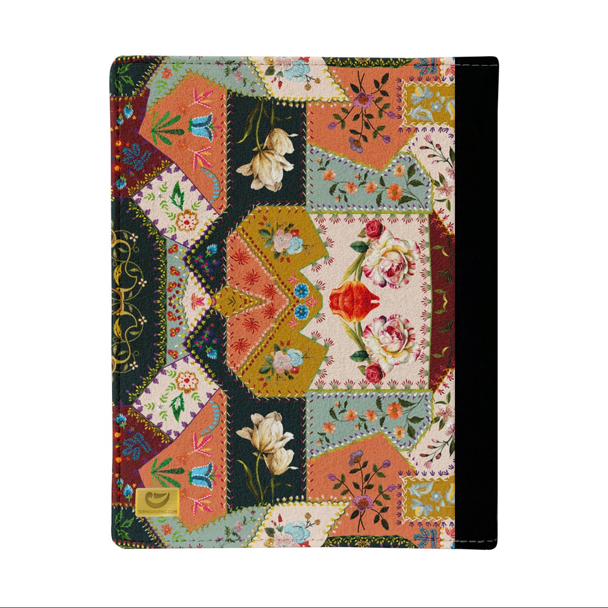 کلاسور پارچه ای طرح پارچه چهل تکه کد CFP1540