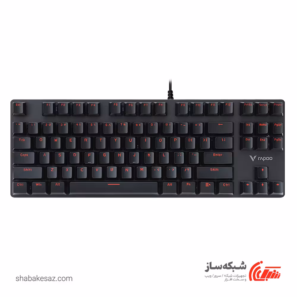 قیمت و خرید کیبورد رپو مکانیکال گیمینگ با سیم Rapoo V500 Alloy - شبکه ساز