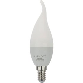 لامپ اشکی طرحدار شفاف 7 وات رنگ مهتاب (سفید) برند پارس لوکس