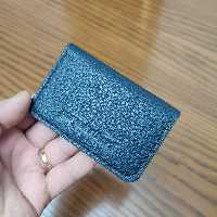 کیف کارت چرم طبیعی دست دوز پریا            کد   p 1223