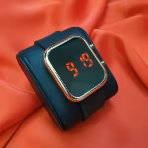 ساعت مچی ال ای دی بدنه فلزی led