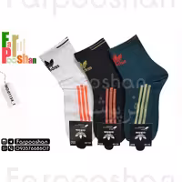 جوراب ورزشی مردانه-زنانه کد 1 01154 بسته 5 عددی