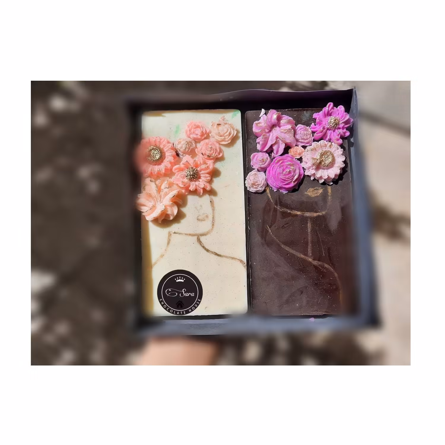 پک عاشقانه شماره 4 - شکلات تبلتی دو عدد