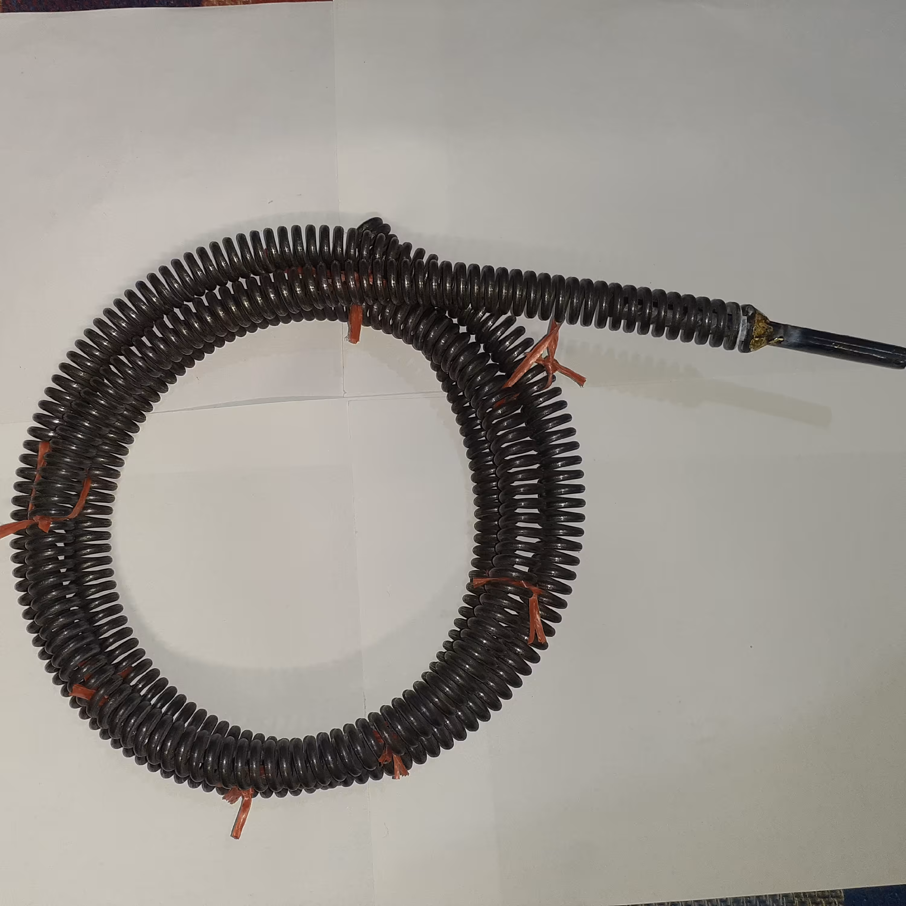 فنر لوله بازکنی 2 متری کیوان (مفتول 3.5 قطر 18)