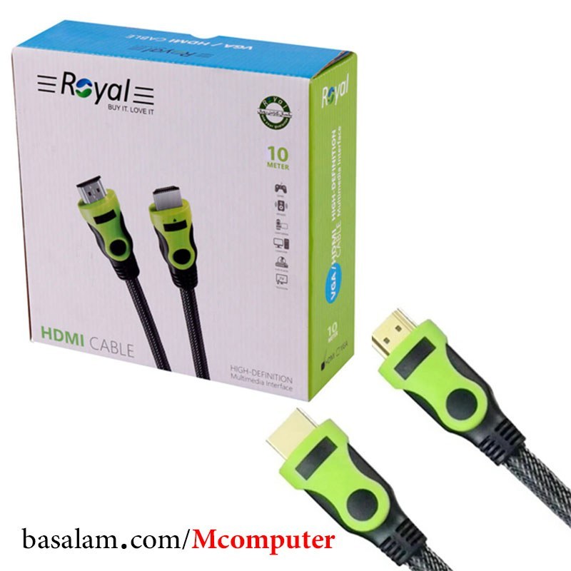 کابل 10 متری HDMI رویال Royal