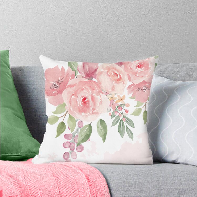 یک عدد کاور کوسن مخمل دورو 40