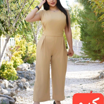 سرهمی زنانه کرپ فکوردولایه خارجی مدل اورال زنانه کمربندی