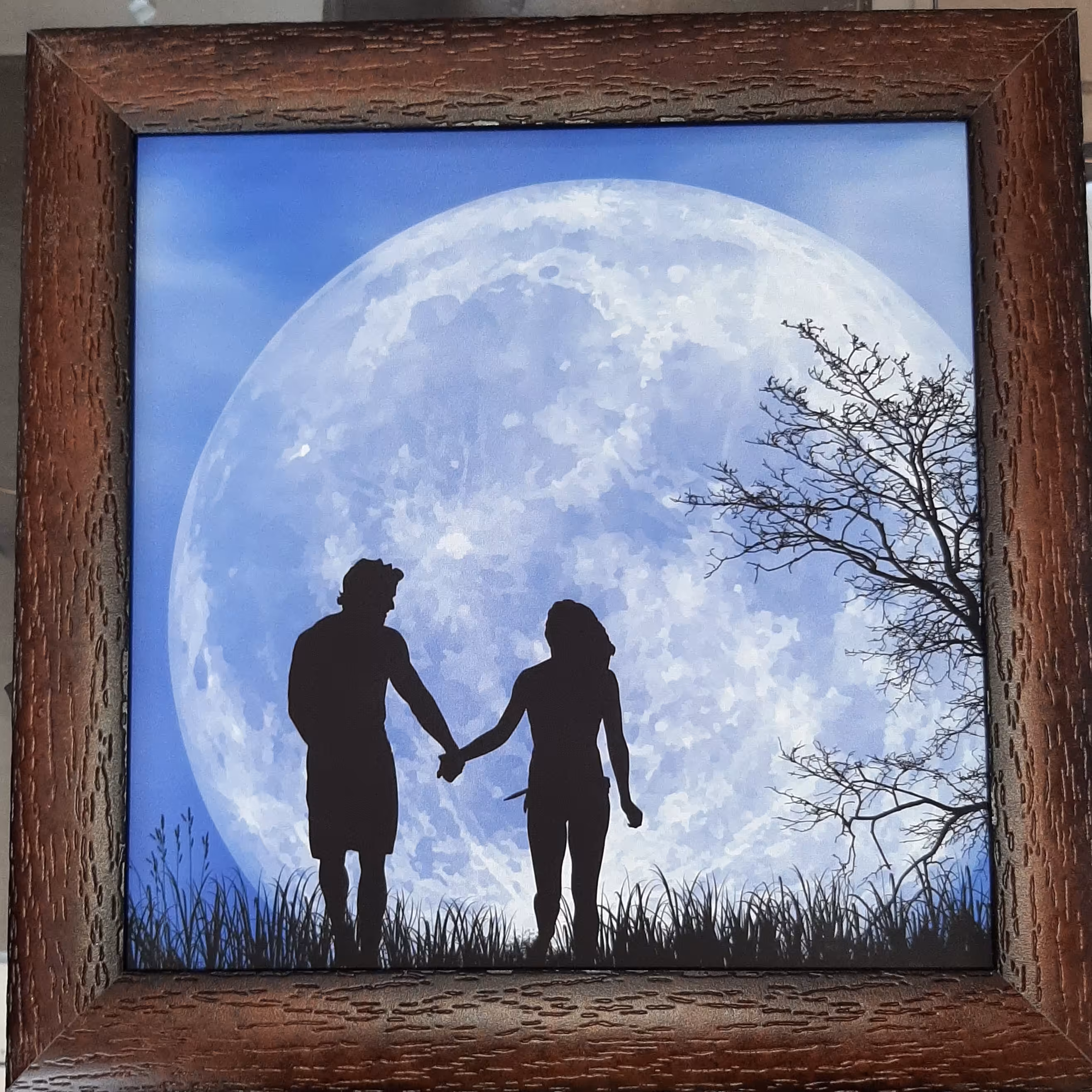 تابلو بلک لایت ماه بزرگ