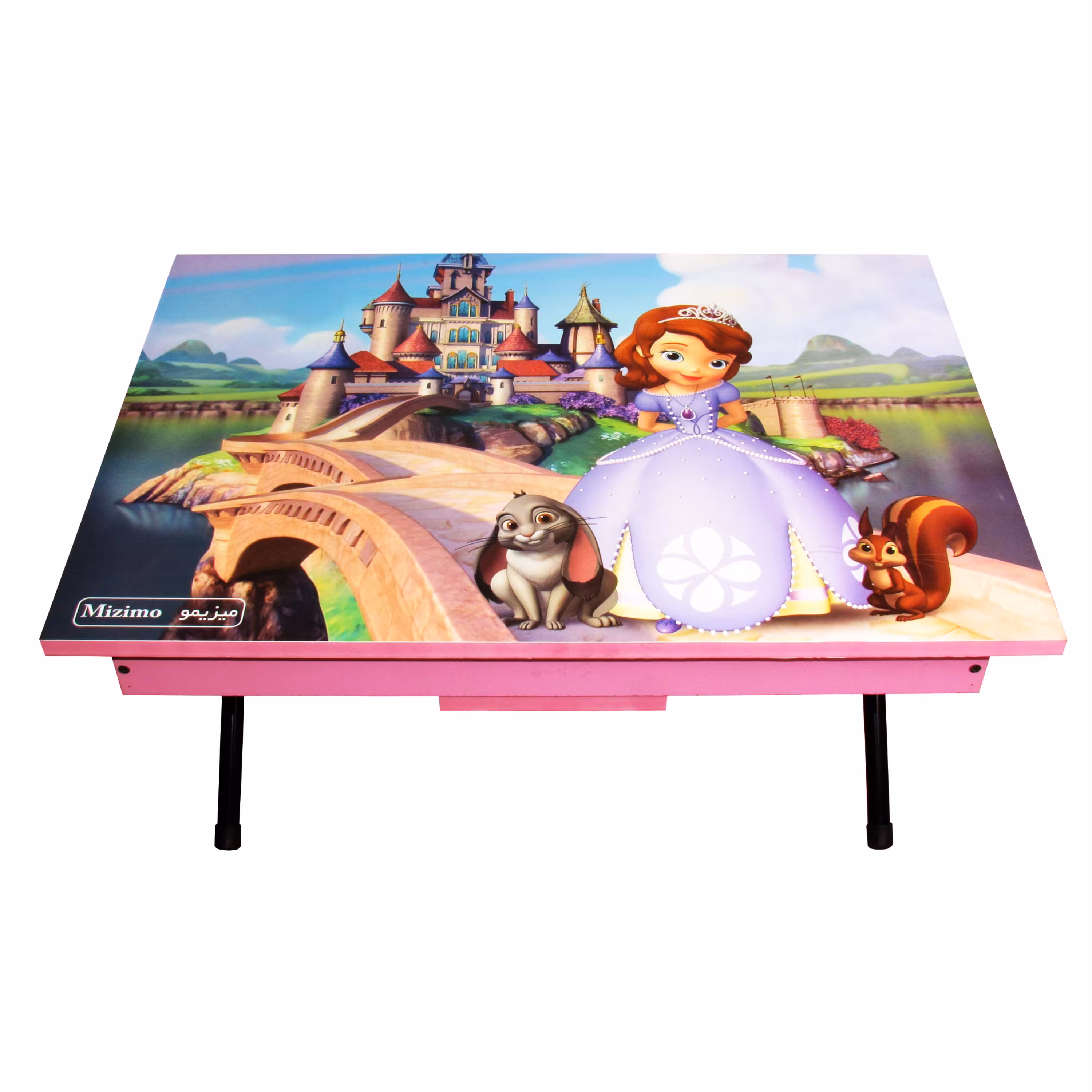 میز تحریر پایه کوتاه باکسدار میزیمو طرح سوفیا کد 3401