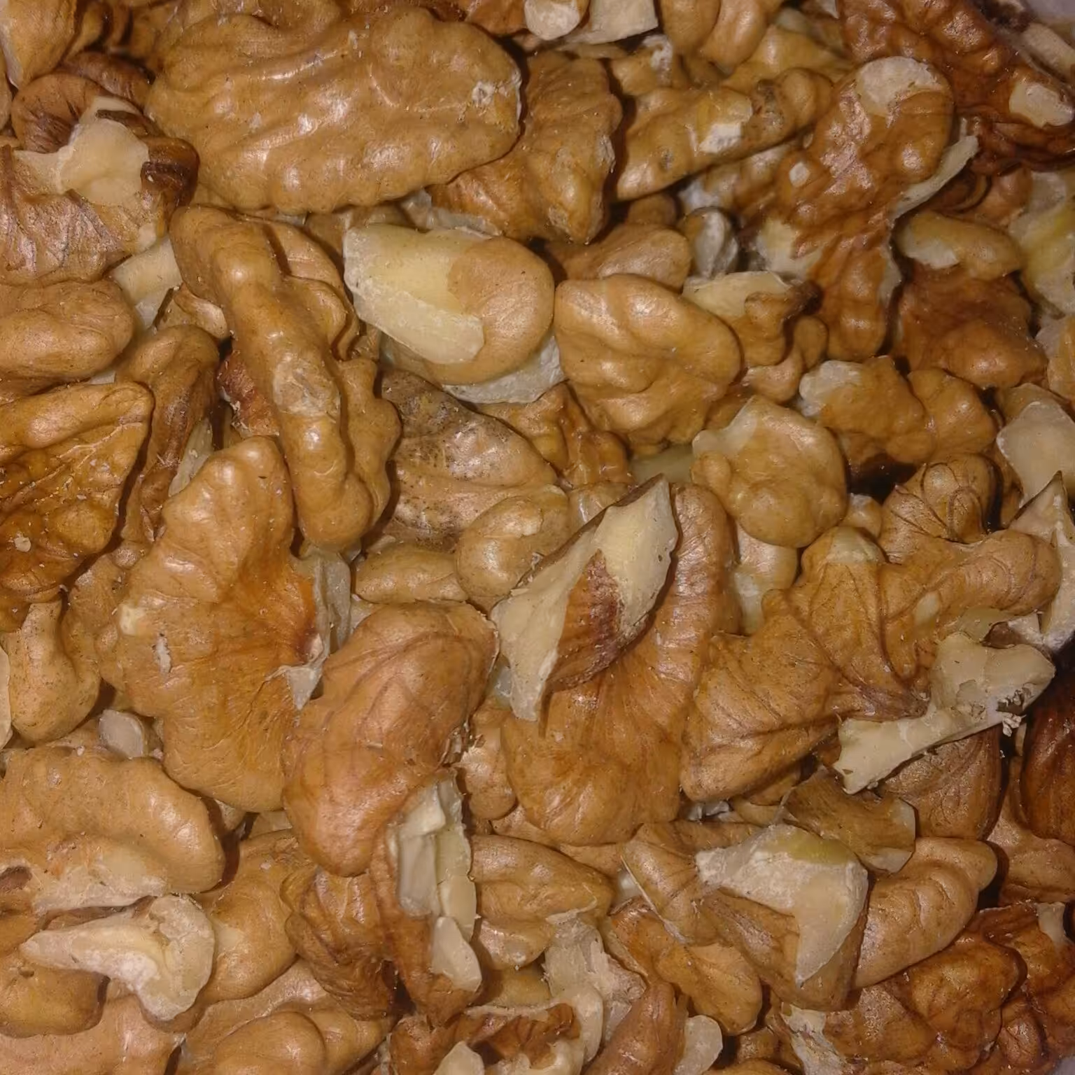 مغز گردوی دندانه و شکسته