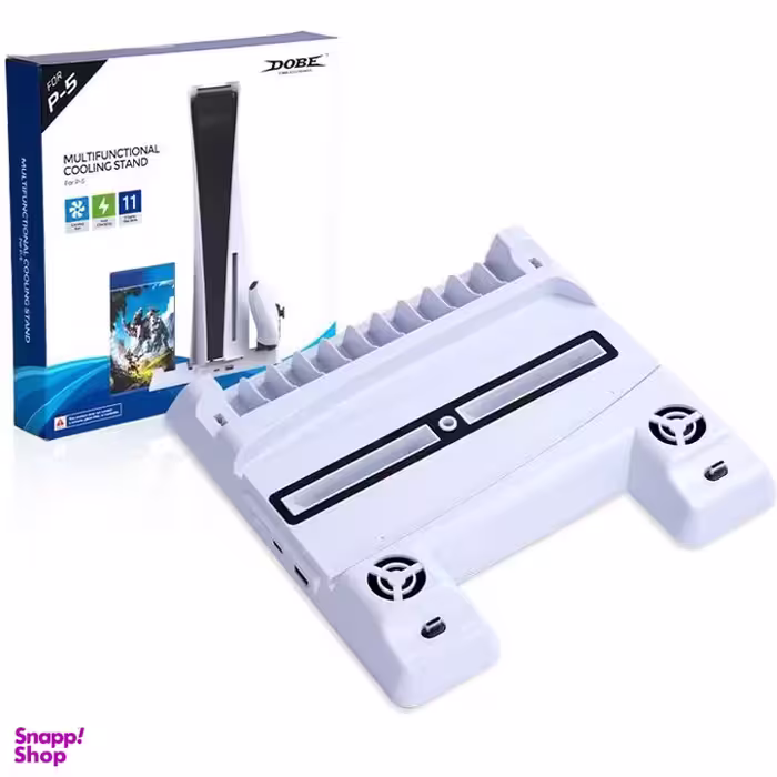 پایه شارژ و فن خنک کننده PS5 دابی مدل TP5-0593