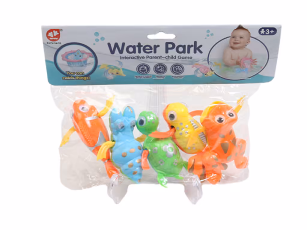 اسباب بازی  حمام مدل کوکی طرح حیوانات (5 عددی)