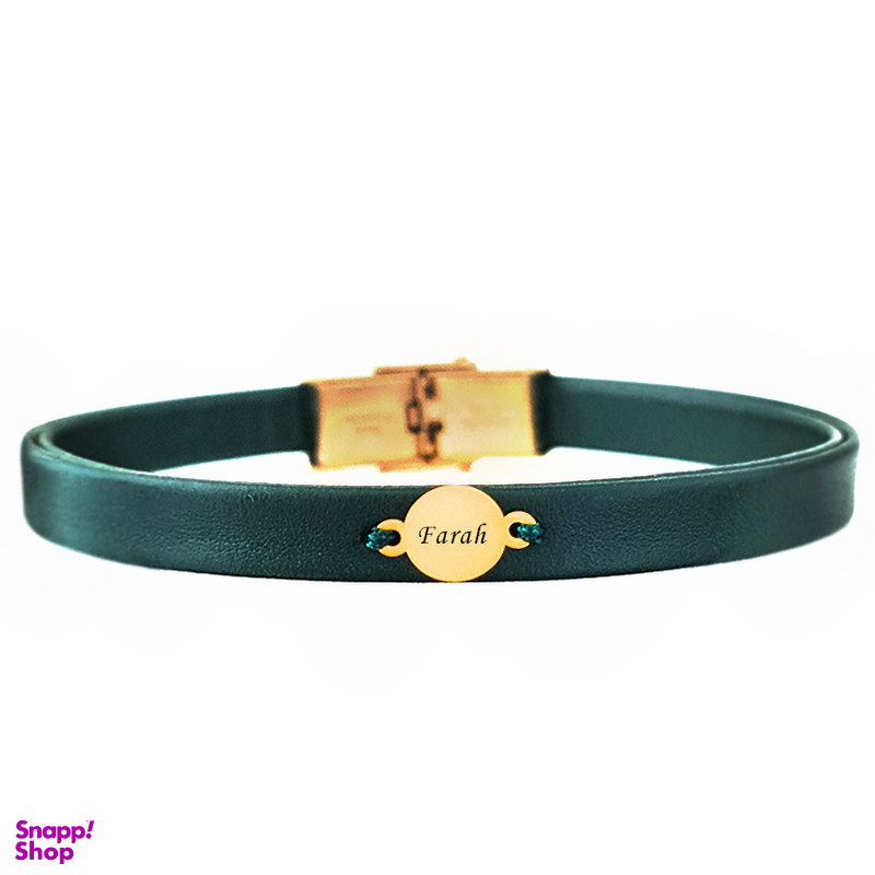 دستبند طلا 18 عیار زنانه لیردا مدل اسم فرح Bgh354