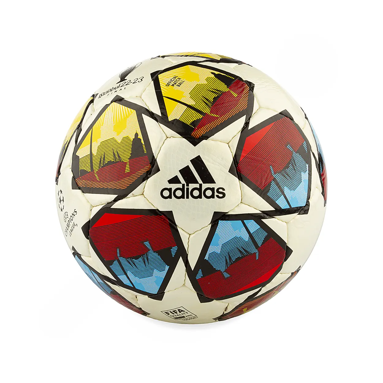 توپ فوتبال پاکستانی دوختی طرح آدیداس فینال چمپیونزلیگ استانبول 23-22 BRS | چند رنگ