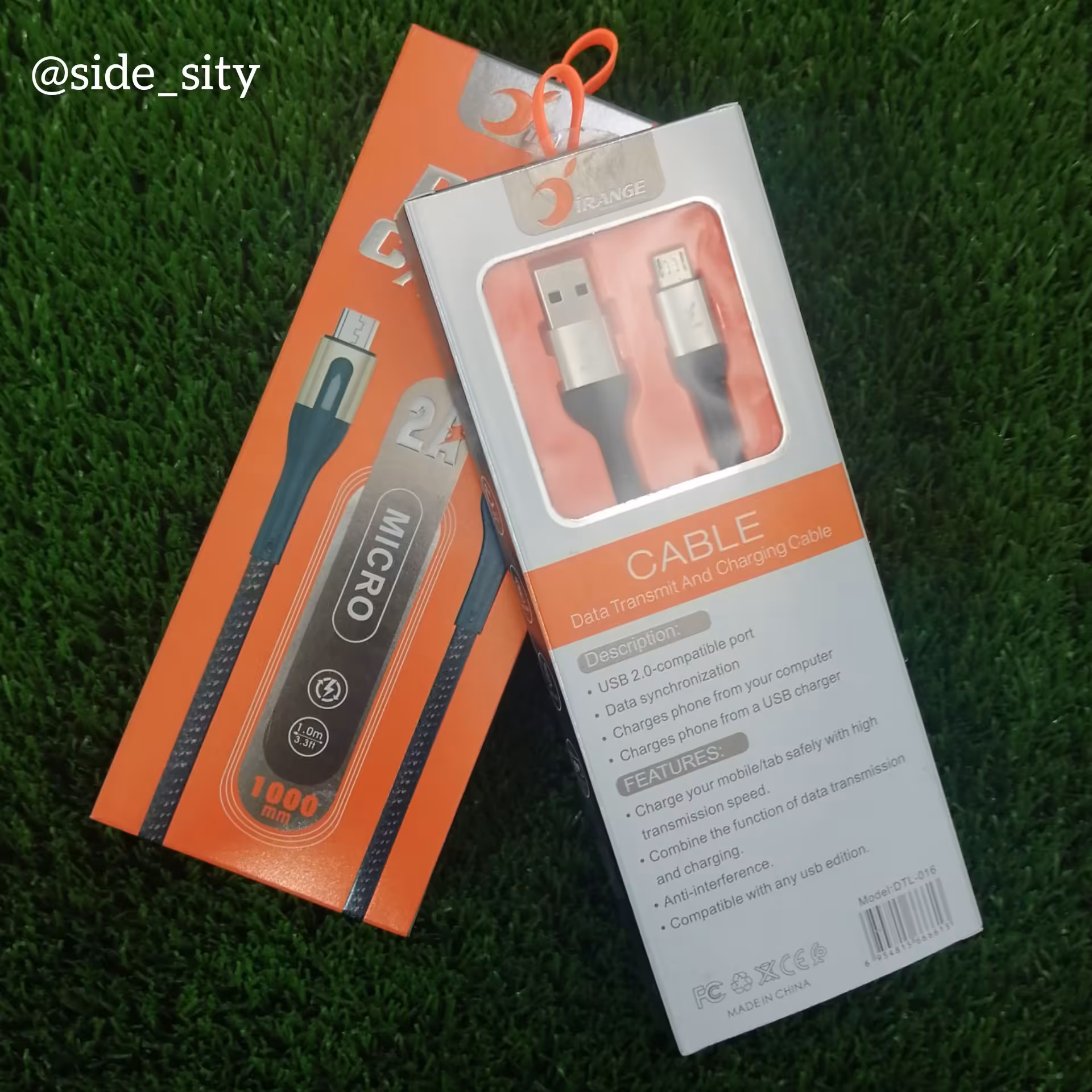 کابل شارژ میکرو فست شارژ آیرنج مدل DTL-016 در غرفه شهر جانبی 