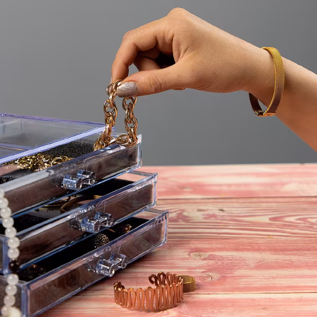 مینی کشو جواهرات پلیمر 