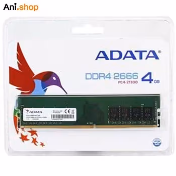 رم دسکتاپ ای دیتا پرایمر با حافظه 4 گیگابایت و فرکانس 2666 مگاهرتز