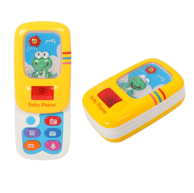 موبایل کشویی موزیکال اسباب بازی به رنگ زرد کد vmm181A